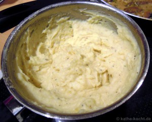 Kartoffelpüree mit Sahne