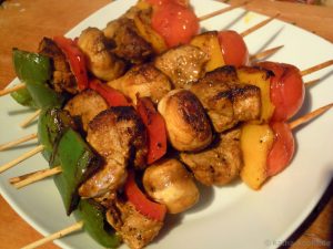 BBQ-Spieße in Paprika-Marinade