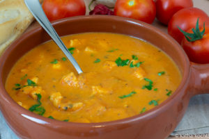 Tapas - Steinbeißer in Tomatensauce