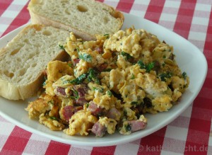 Sonntagsfrühstück Rührei