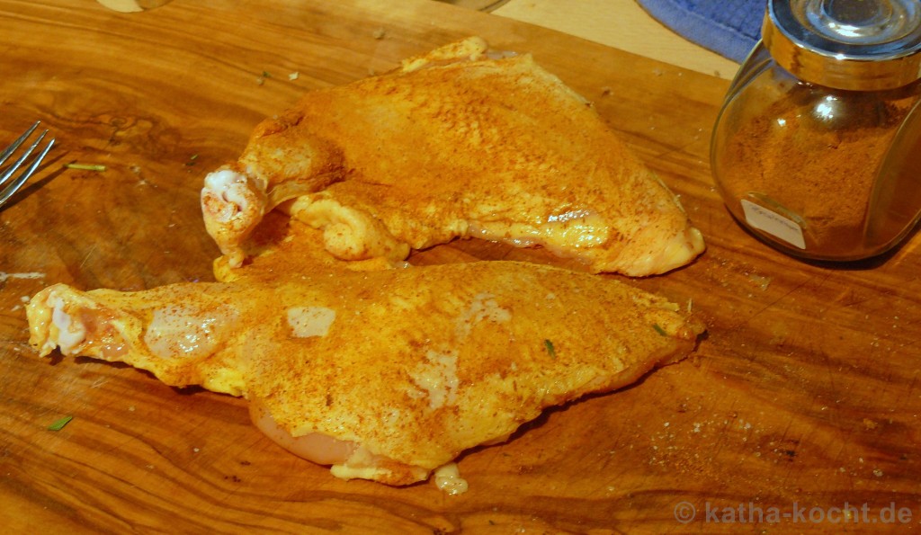 Überbackenes Maishähnchen mit Gnocchi in Tomatencréme - Katha-kocht!