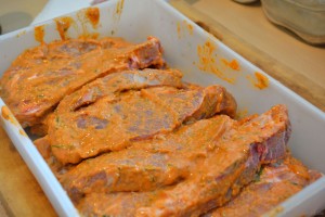 Schweinenackensteak in Toskana-Marinade