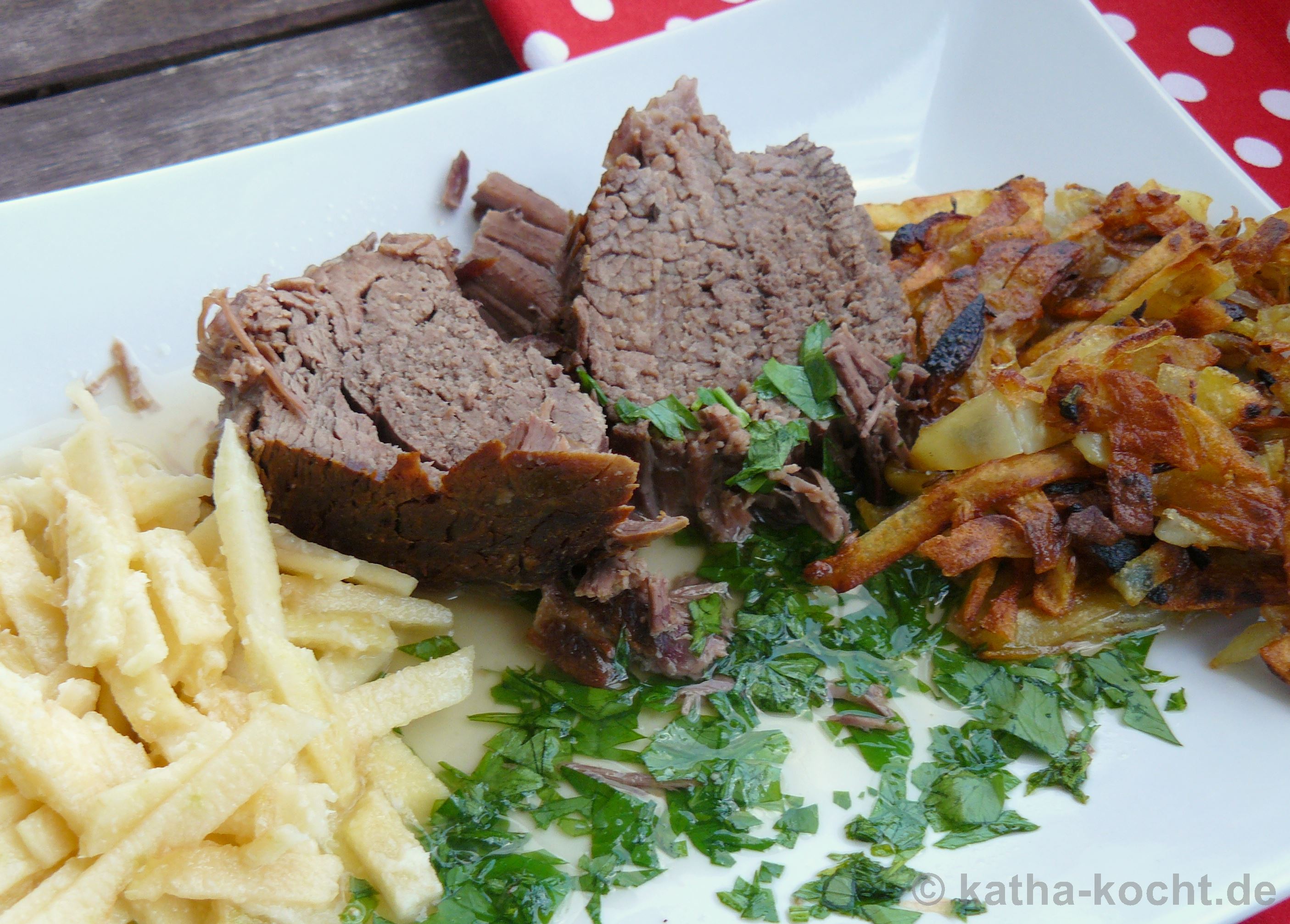 Tafelspitz mit Rösti und Apfelkren - Katha-kocht!