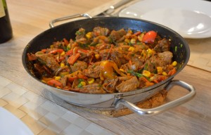 Fajitas mit Rindfleisch