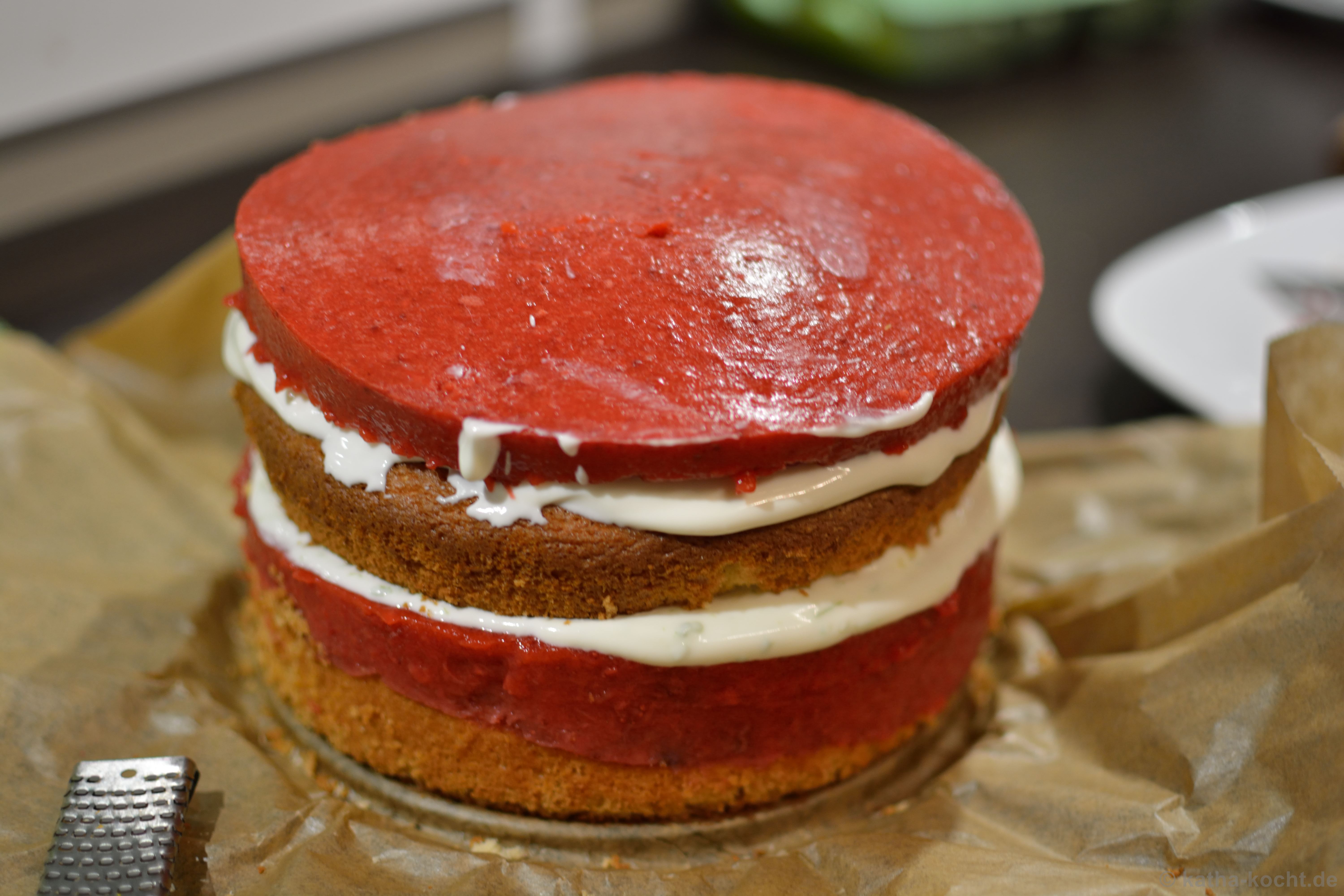 Erdbeer-Mascarpone Torte - Katha-kocht!