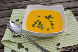 Kürbis Käse Suppe