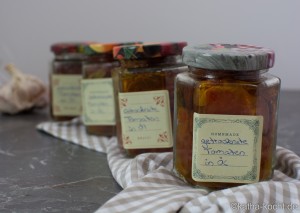 Getrocknete Tomaten in Öl