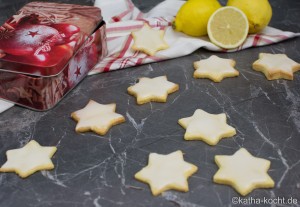 Zitronen Plätzchen - Zitronen Sterne