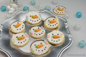 Frosty Plätzchen - Schneemann Plätzchen