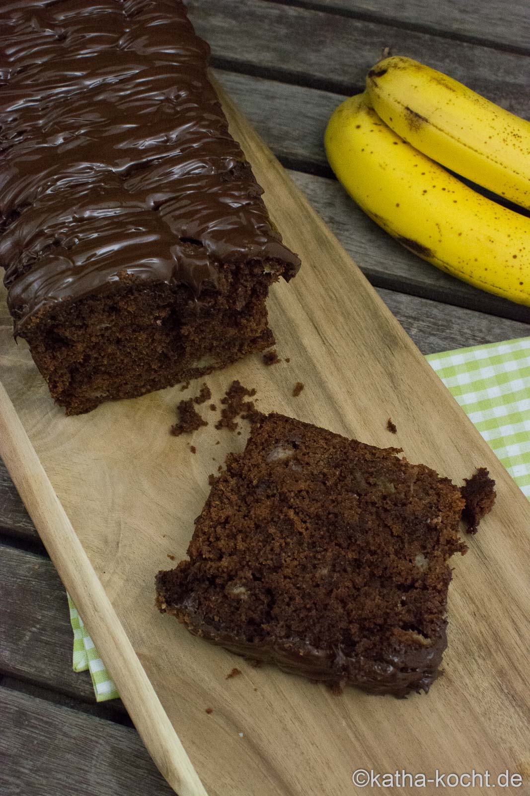 Schneller Schoko-Bananenkuchen aus der Kastenform - Katha-kocht!