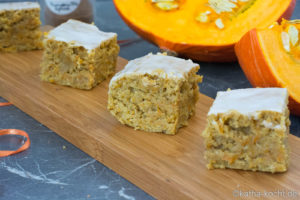 Saftiger Kürbiskuchen mit Pumpkin Pie Spice