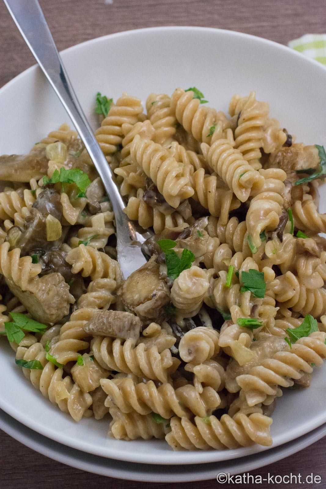 Nudel-Pilz Pfanne mit Austernpilzen - Katha-kocht!