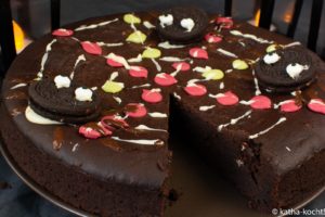 Kürbis-Schokoladenkuchen zu Halloween