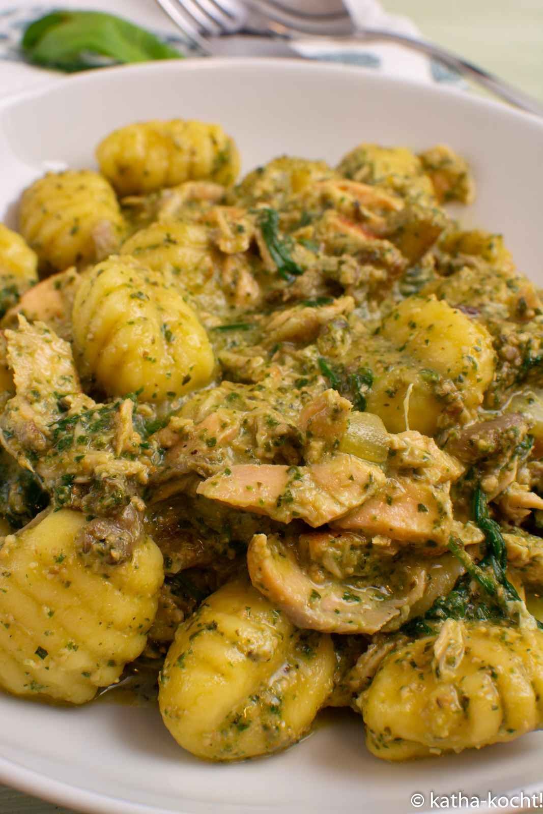 Gnocchi Mit Lachs Und Basilikumpesto Katha Kocht