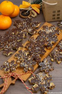 Kandierte Orangen Plätzchen