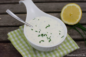 Zitroniger Schnittlauch Dip Zitroniger Schnittlauch Dip