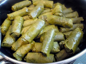 Gefüllte Weinblätter