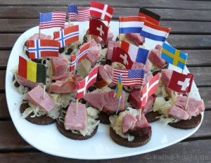 Deutsche Tapas - Kassler mit Sauerkraut