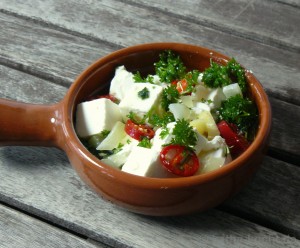 Tapas - eingelegter Schafskäse eingelegter schafskäse