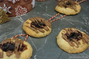 Weihnachtsgebäck - Marmeladentaler Marmeladentaler