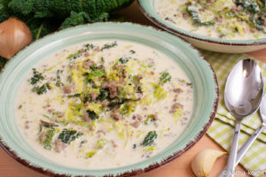 Käse-Wirsingkohl Suppe
