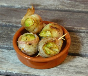 Tapas - Rosenkohl im Speckband