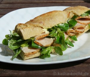 Schnelles Putensandwich Schnelles Putensandwich