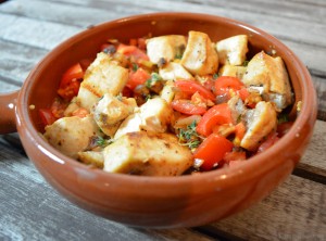 Tapas - Schwertfisch mit Tomaten und Sherry