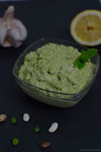 Grüner Bohnen-Minz Dip