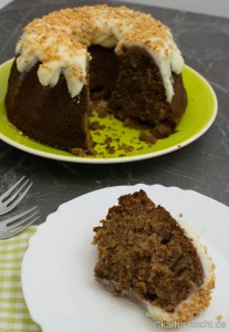 Zucchinikuchen mit Mascarpone Frosting