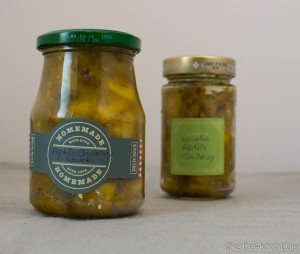 Apfel Chutney mit grünen Tomaten Apfel Chutney mit grünen Tomaten