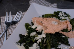 Lachs auf Wirsingkohl Lachs auf Wirsingkohl