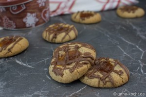 Weihnachtsgebäck - Marmeladentaler mit Kürbismarmelade Marmeladentaler mit Kürbismarmelade