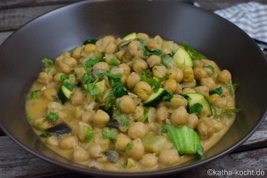 Scharfes Kichererbsen Curry