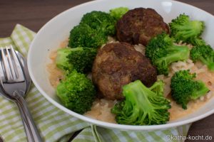 Colombo Hackbällchen mit Reis