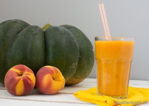 Kürbis Pfirsich Smoothie