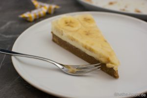 weihnachtlicher Spekulatius Bananen Kuchen