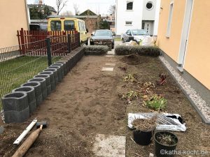 Garteneinblick 2017 - Anfang März