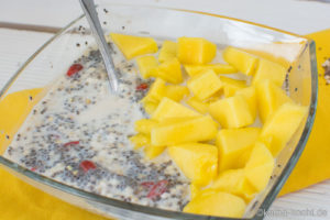 Chia Overnight Oats mit Mango