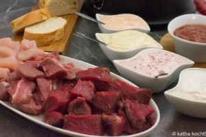 Fonduesaucen und ein paar Ideen Fondue Saucen und ein paar Ideen