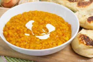 Rote Linsen-Kürbis Dal
