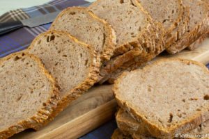 Kleines No-Kneat-Bread mit Sauerteig Kleines no-kneat-bread mit sauerteig